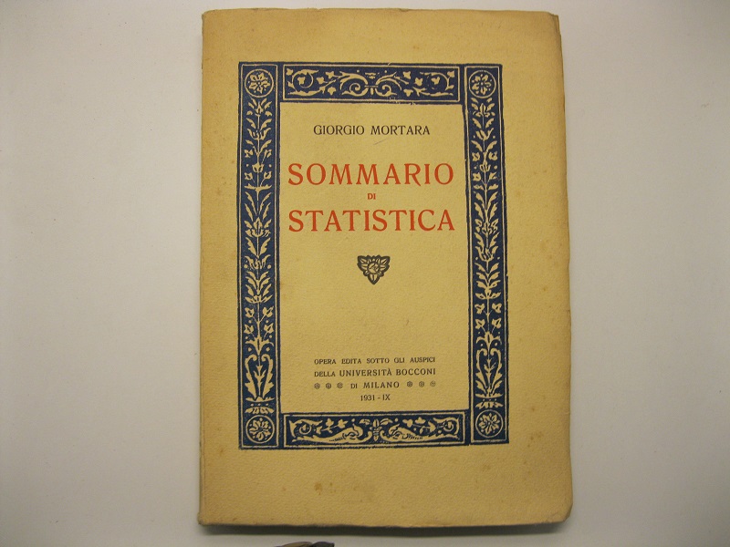 Sommario di statistica