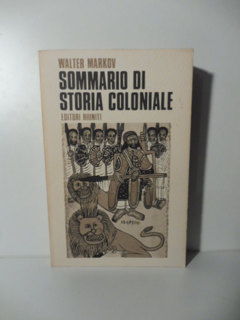 Sommario di storia coloniale