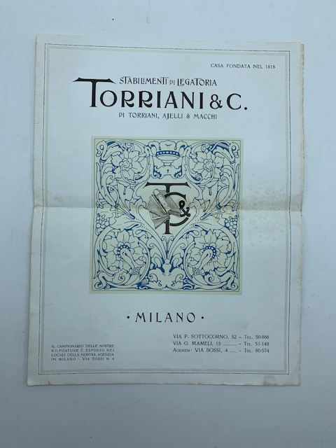 Stabilimenti di legatoria Torriani & C. di Torriani, Ajelli e …