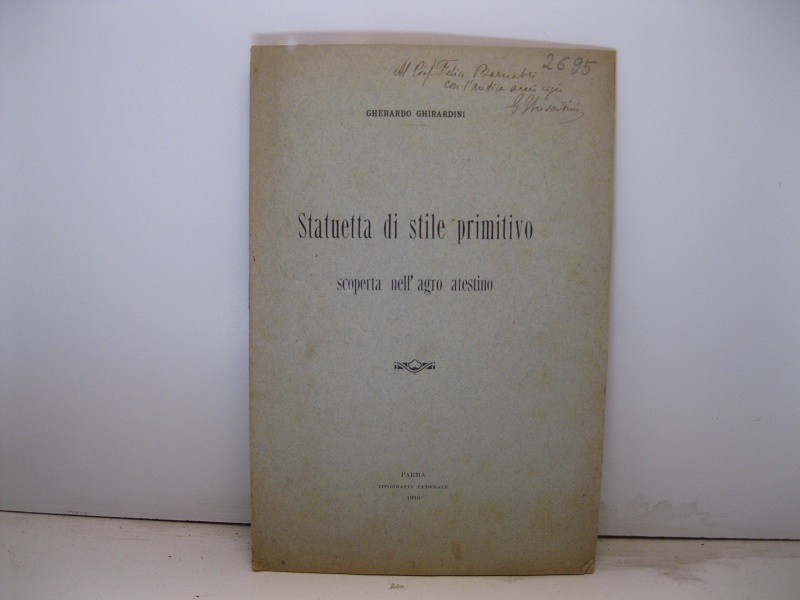 Statuetta di stile primitivo scoperta nell'agro atestino
