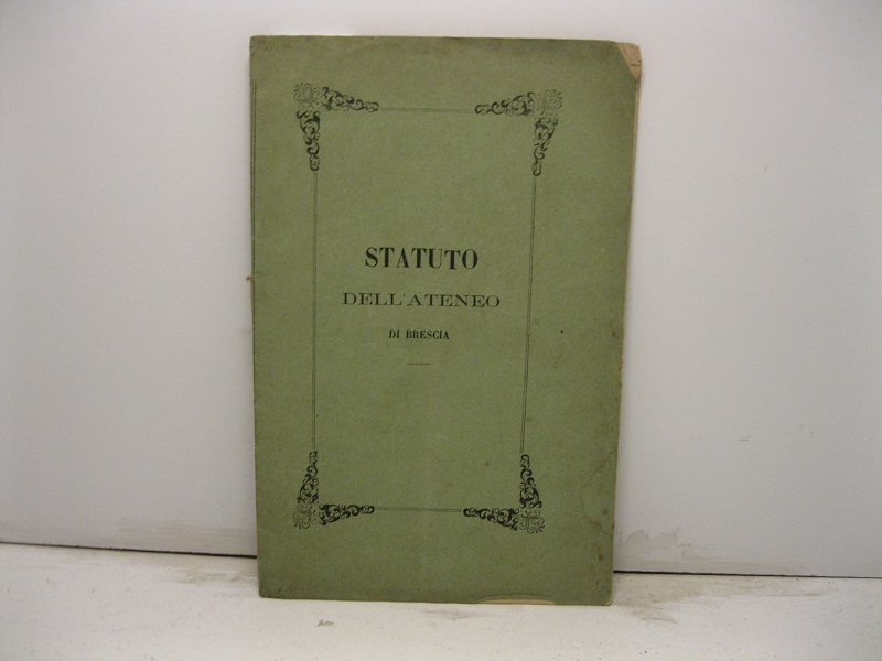 Statuto dell'Ateneo di Brescia