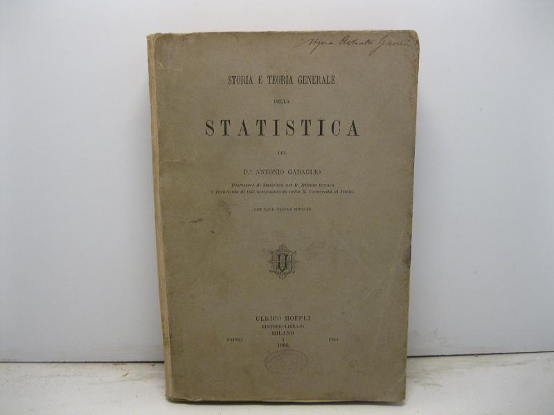 Storia e teoria generale della statistica