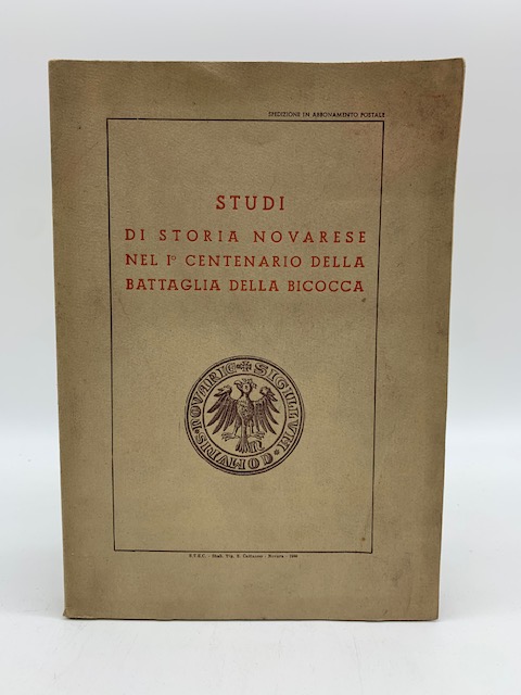 Studi di storia novarese nel I centenario della battaglia di …