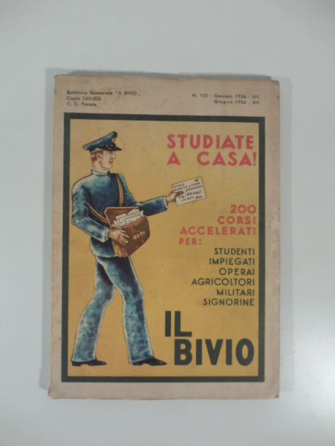 Studiate a casa. Il Bivio. Bollettino Semestrale