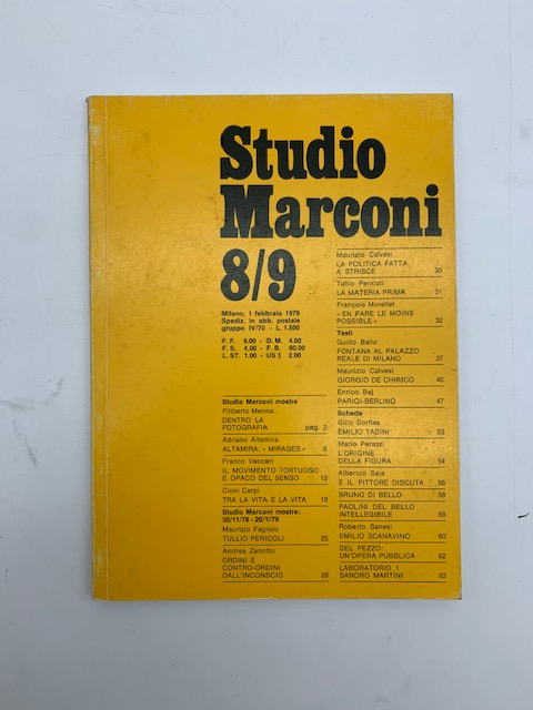 Studio Marconi 8/9, 1 febbraio 1979