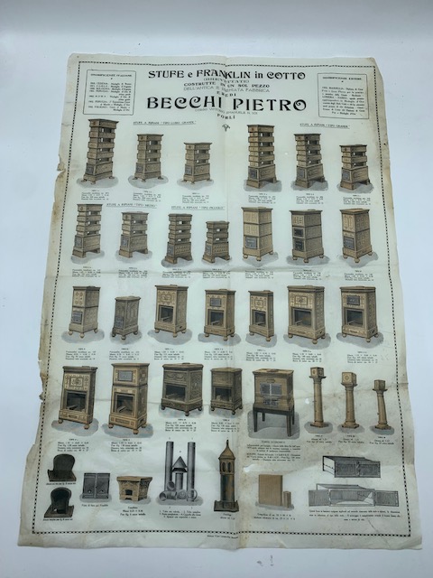 Stufe e Franklin in cotto (brevettate) costrutte in un sol …