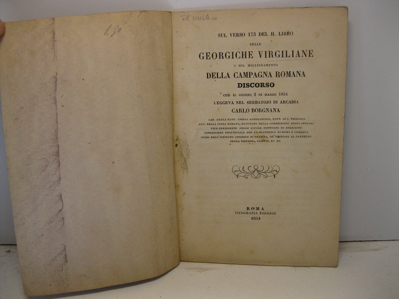 Sul verso 173 delle Georgiche virgiliane e sul miglioramento della …