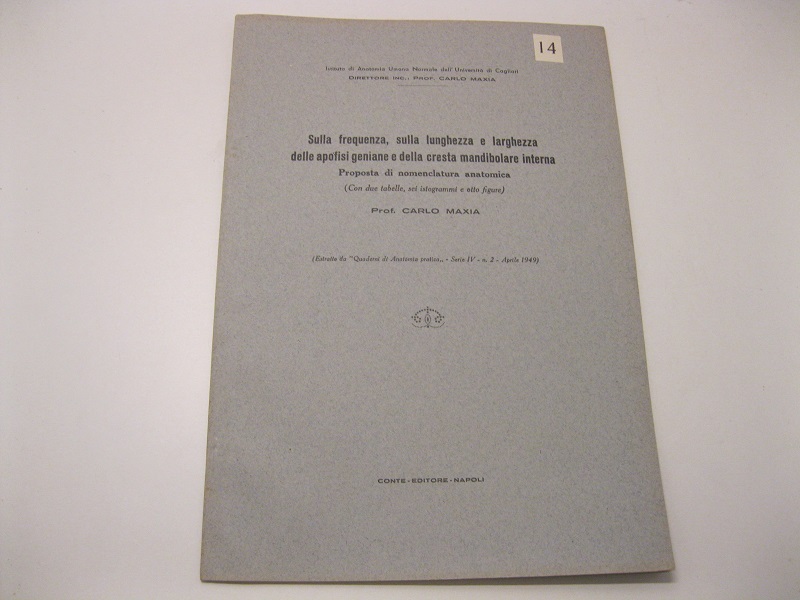 Sulla frequenza, sulla lunghezza e larghezza delle apofisi geniane e …