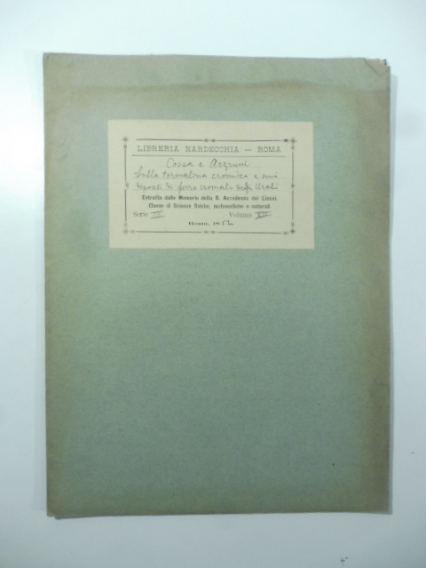 Sulla tormalina cromica e sui depositi di ferro cromato degli …