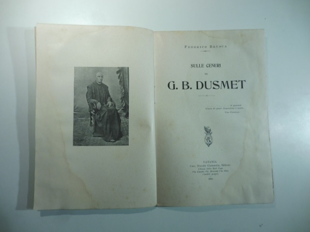 Sulle ceneri di G. B. Dusmet