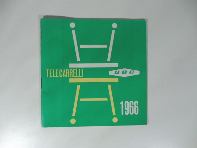 Telecarrelli GBC 1966. Catalogo