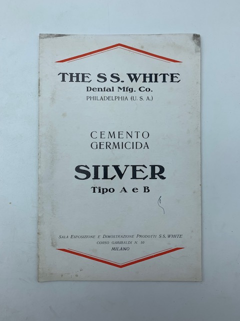 The Ss. White Dental Mfg Co. Cemento germicida Silver tipo …