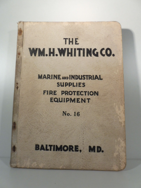 The WM. H. Whiting Co. Marine and industrial supplies fire …
