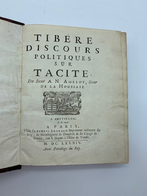 Tibere discours politiques sur Tacite