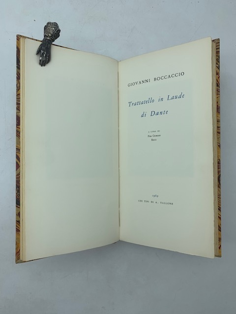 Trattatello in Laude di Dante. A cura di Pier Giorgio …