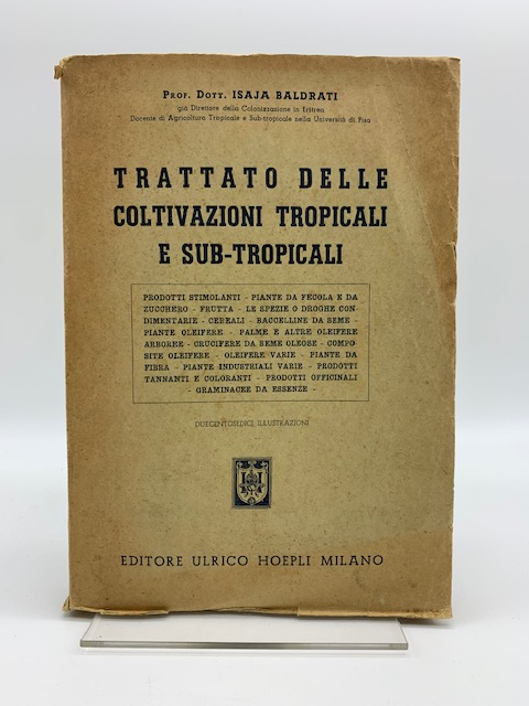 Trattato delle coltivazioni tropicali e sub-tropicali