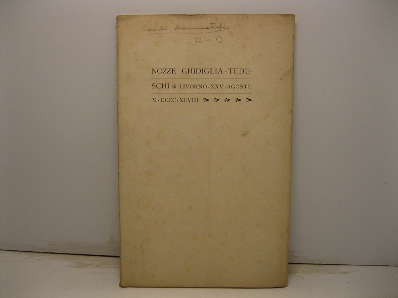 Tre laude drammatiche umbre del secolo XIV