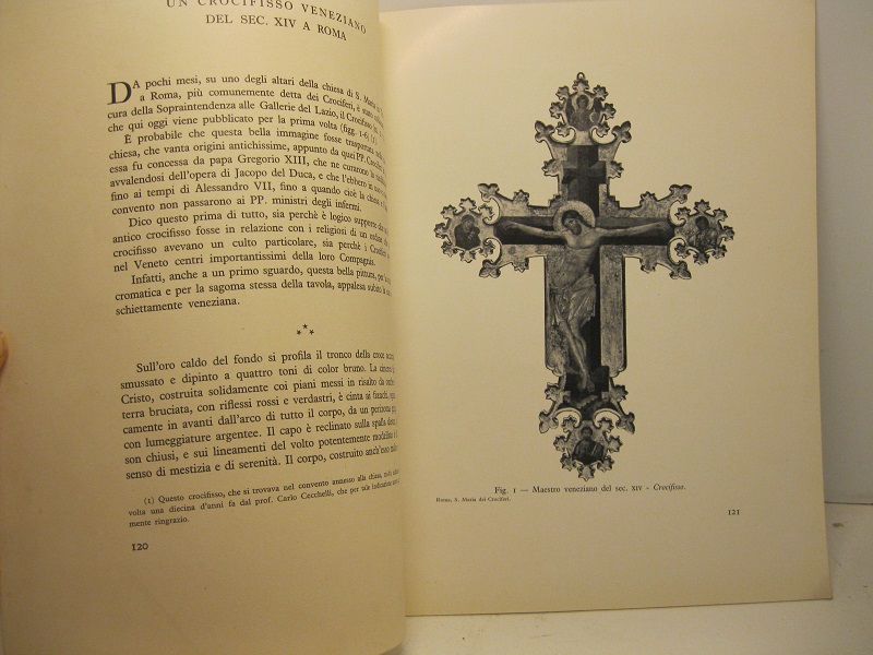 Un crocifisso veneziano del sec. XIV a Roma