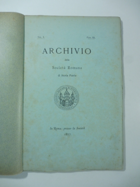 Un periodo di cultura in Roma nel secolo XVII (1644-1655)