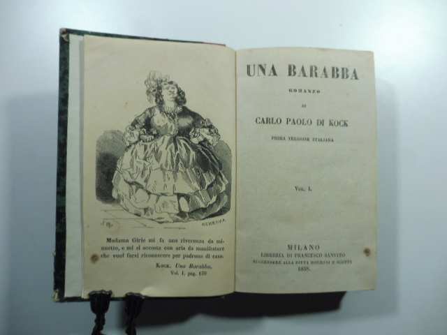 Una barabba. Romanzo. Prima versione italiana. Voll. I, II, III, …