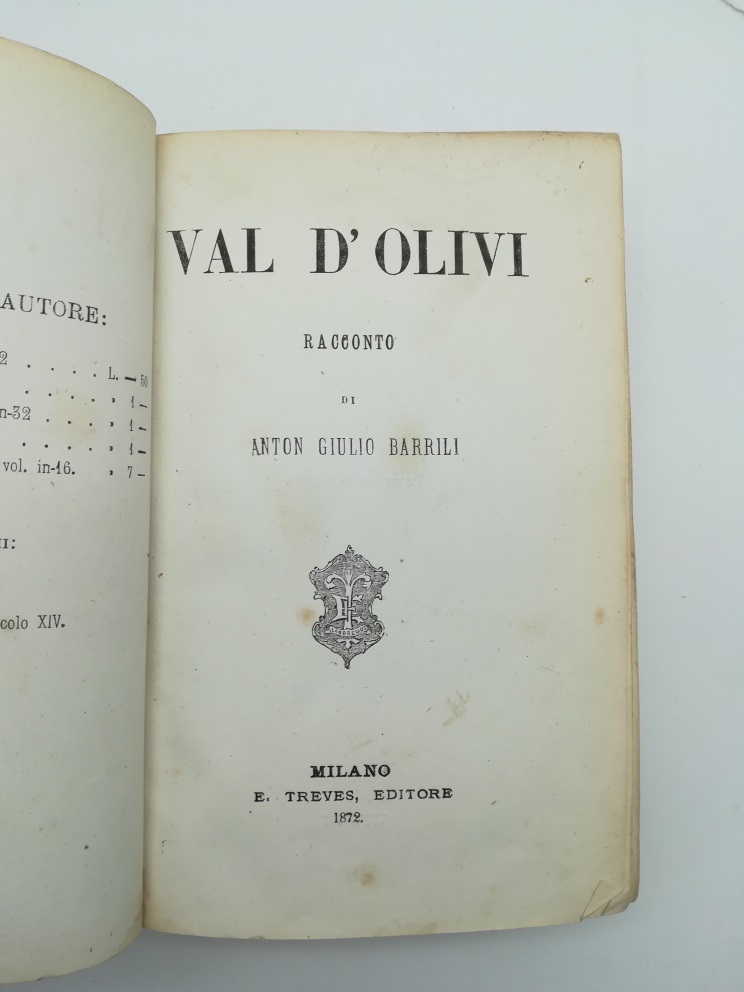 Val d'Olivi. Racconto LEG. CON La conquista d'Alessandro. Studio dal …
