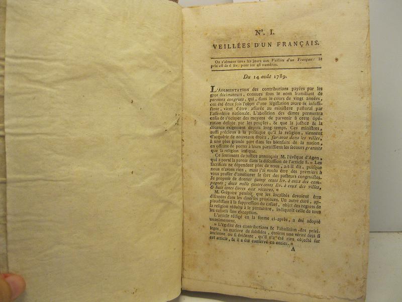 Veillees d'un francais