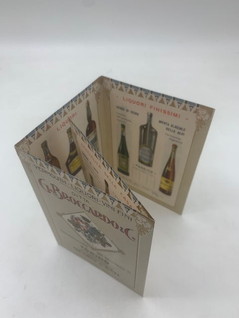 Vermouth, liquori, vini fini. Ditta G. Broccardo &amp; C. Stabilimento …