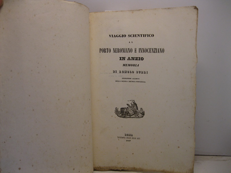 Viaggio scientifico al Porto Neroniano e Innocenziano in Anzio. Memoria …