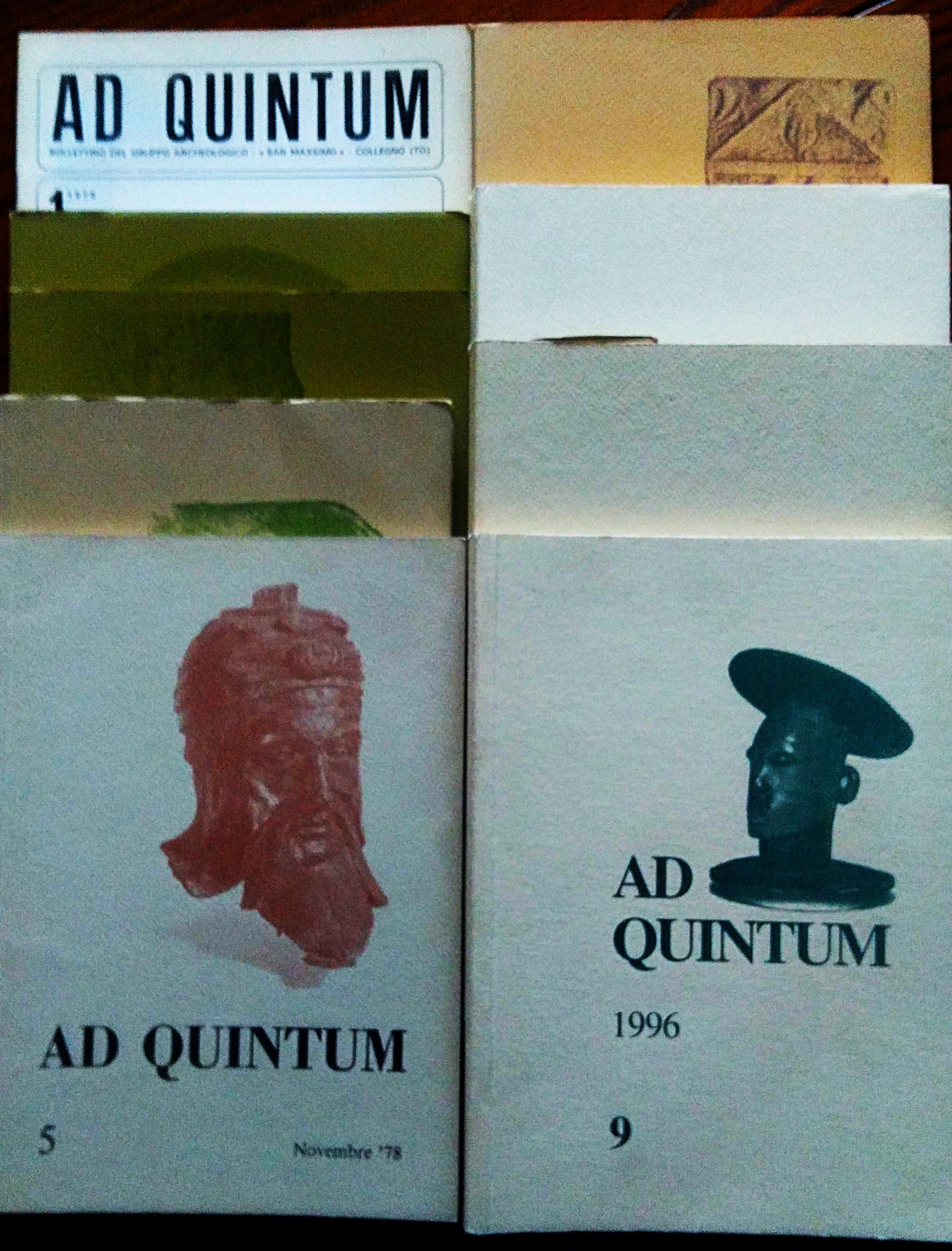 AD QUINTUM. Bollettino del Gruppo Archeologico "San Massimo", poi dal …