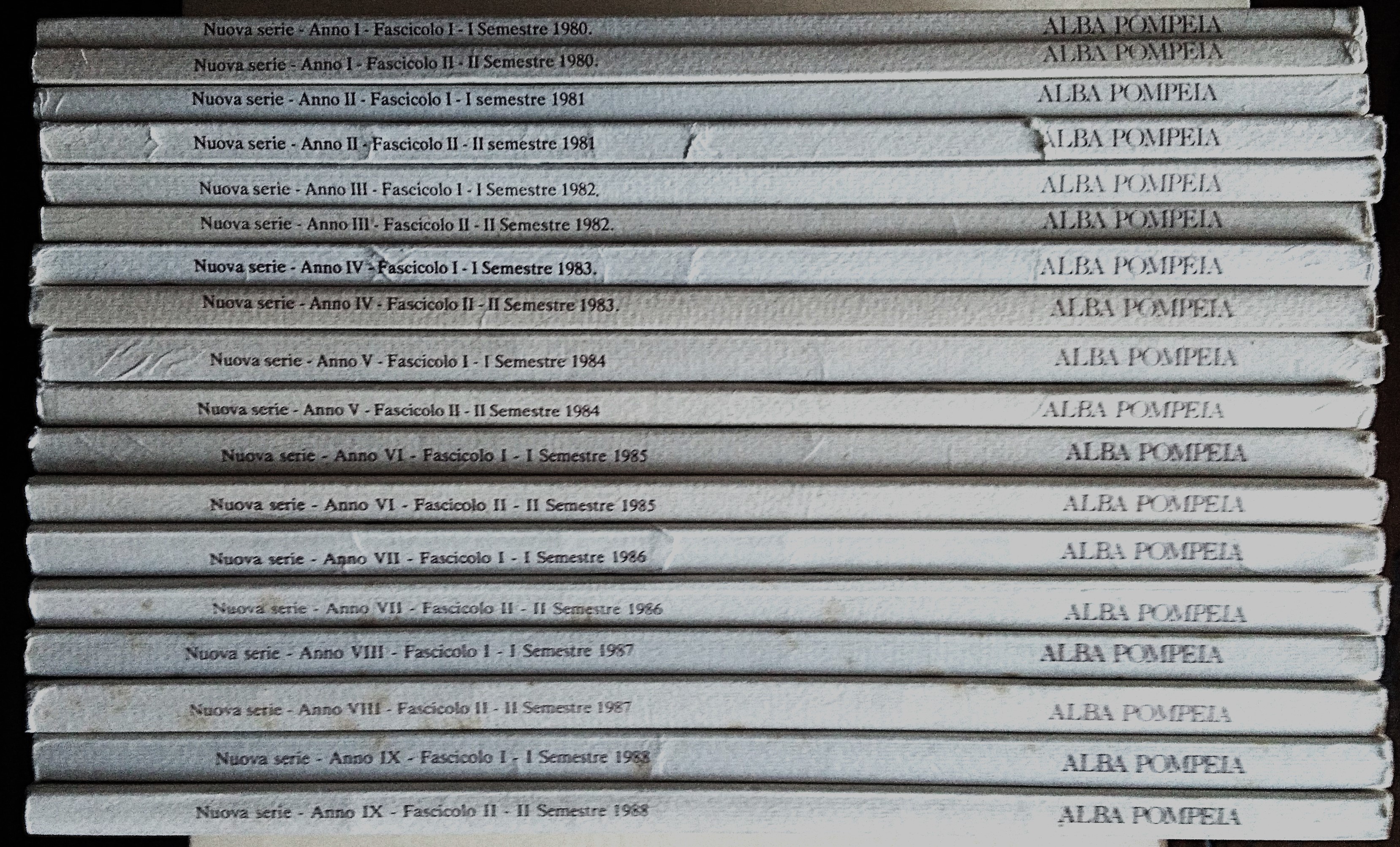 Alba Pompeia. Rivista semestrale della Società Studi Storici ed Artistici …