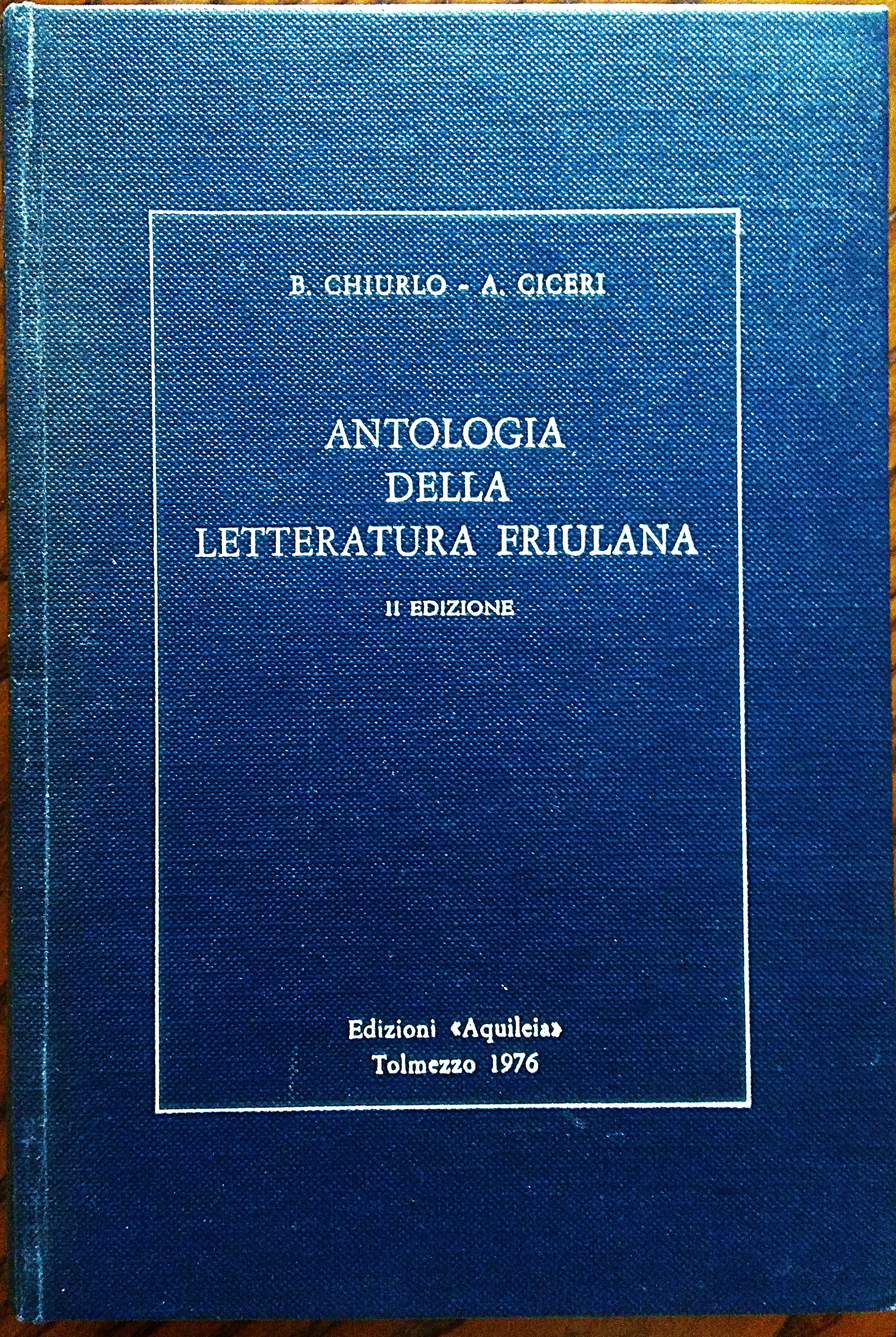 Antologia della letteratura friulana.