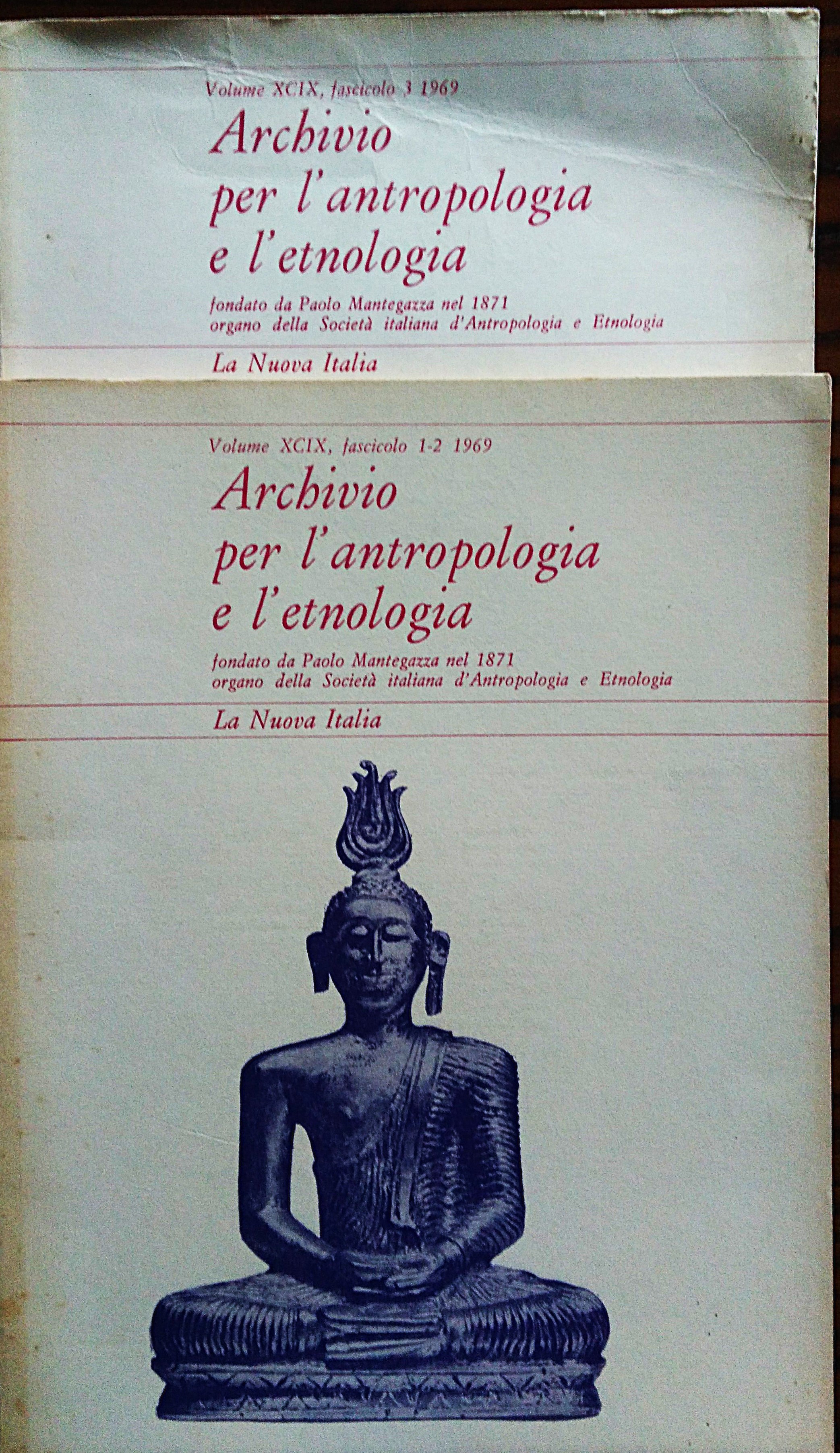 Archivio per l'antropologia e la etnologia fondato da Paolo Mantegazza. …