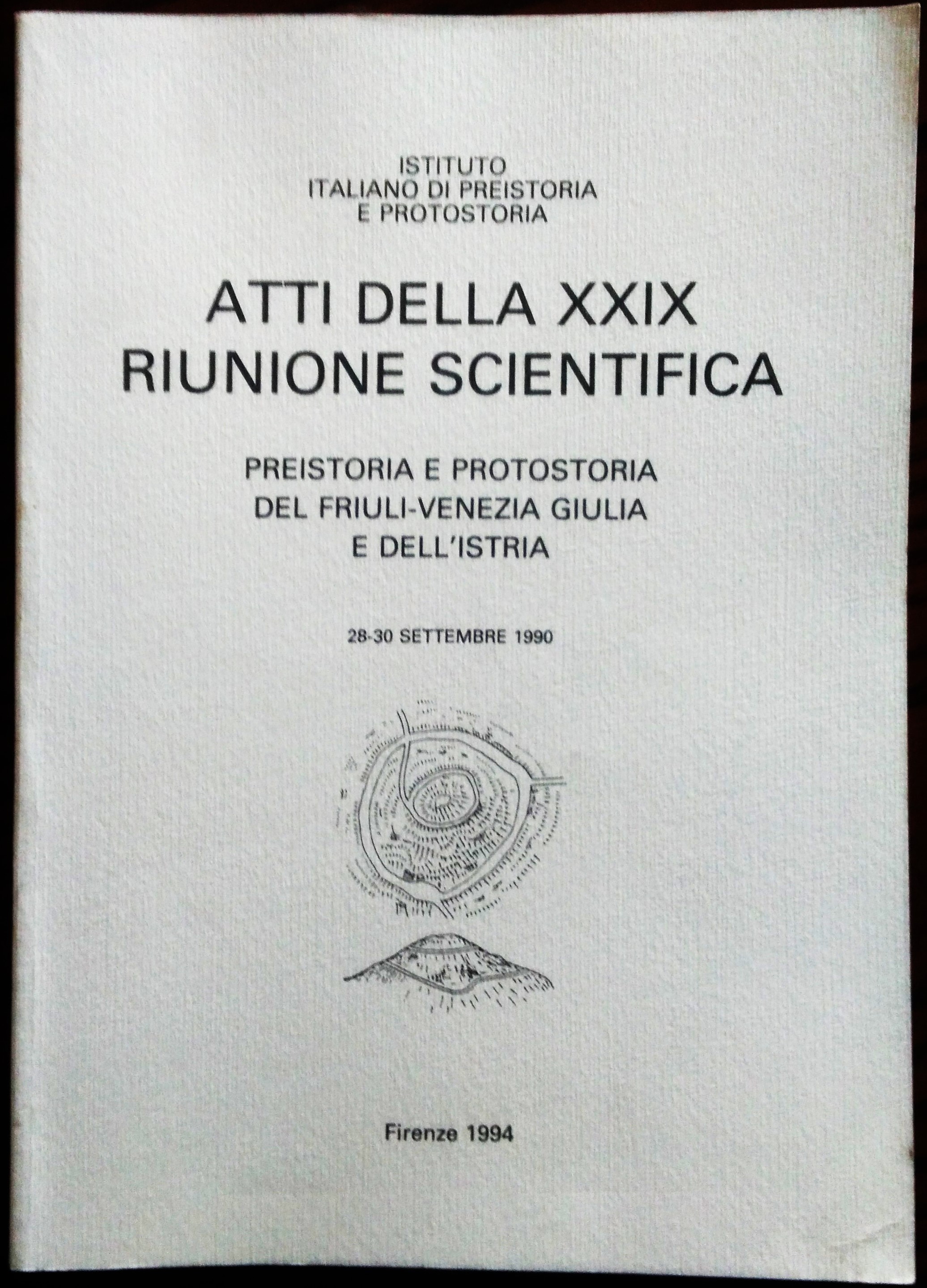 Atti della XXIX riunione scientifica. Preistoria e Protostoria del Friuli-Venezia …