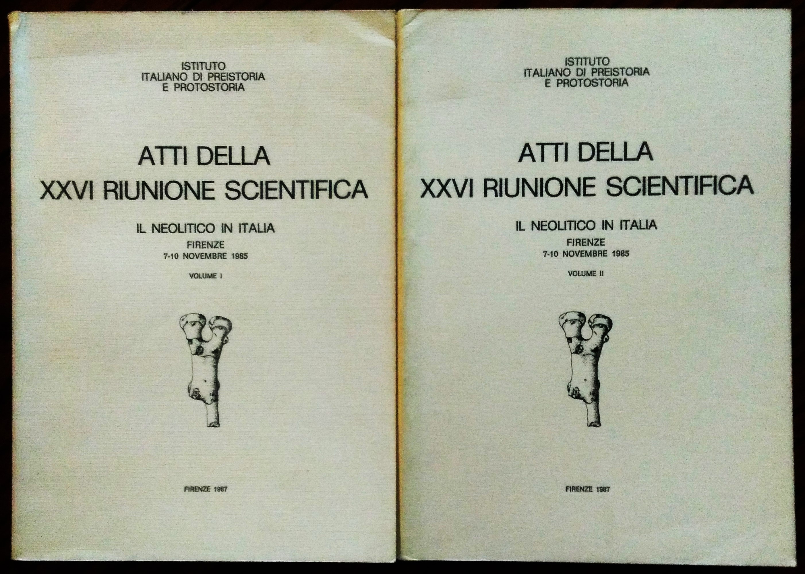 Atti della XXVI riunione scientifica. Il neolitico in Italia. Firenze, …