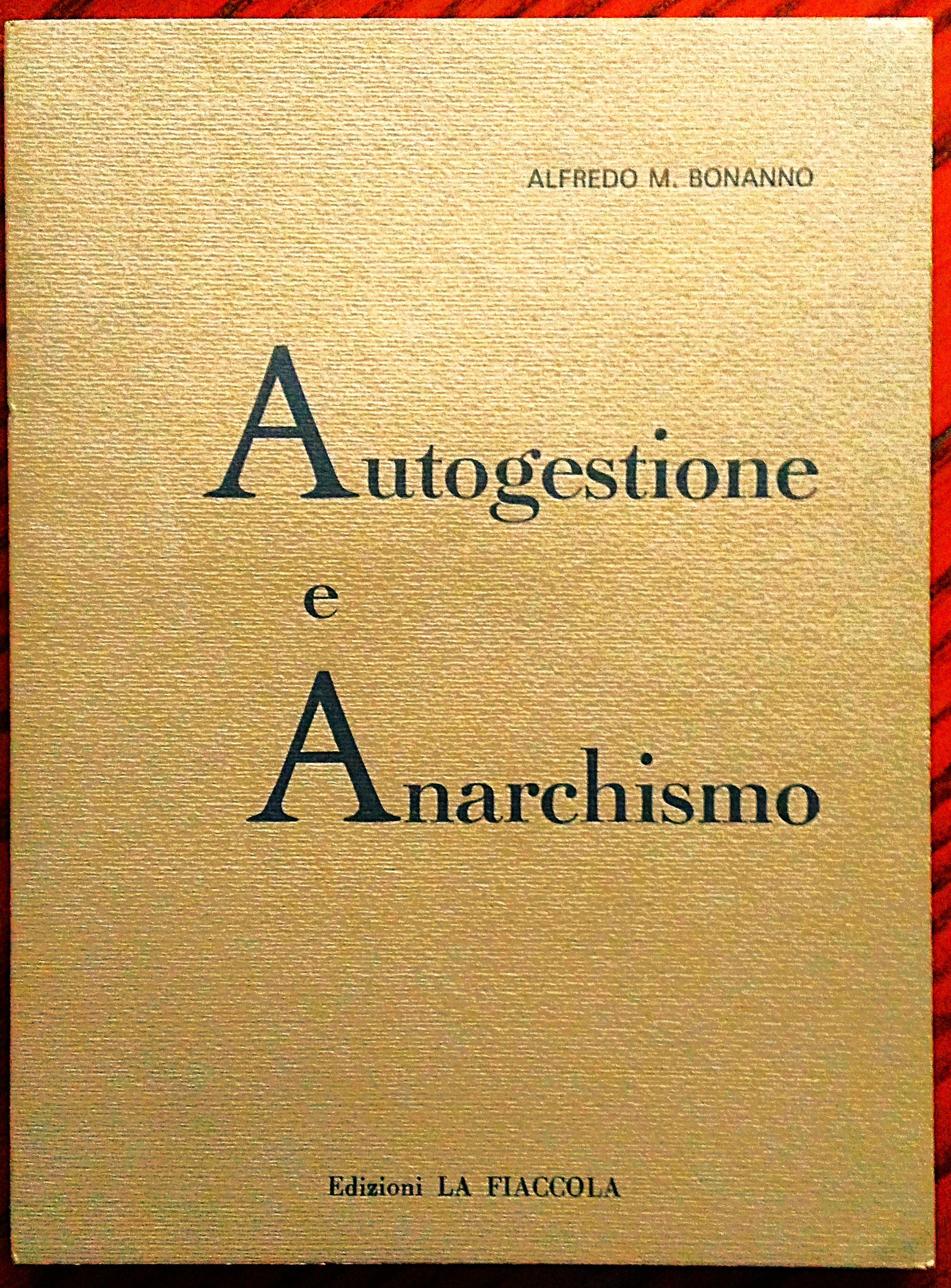 Autogestione e Anarchismo.
