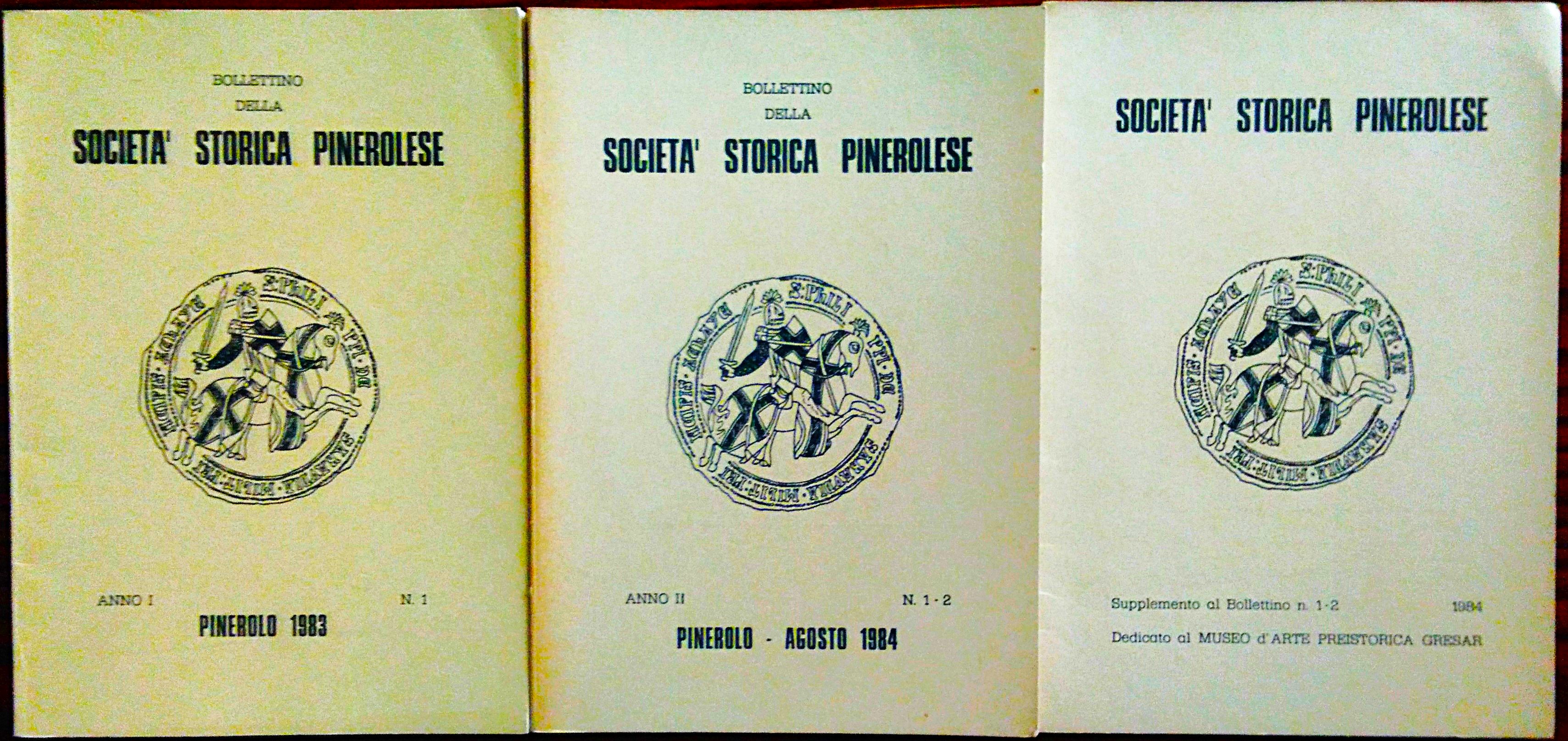 Bollettino della Società Storica Pinerolese. Anno I N. 1 - …