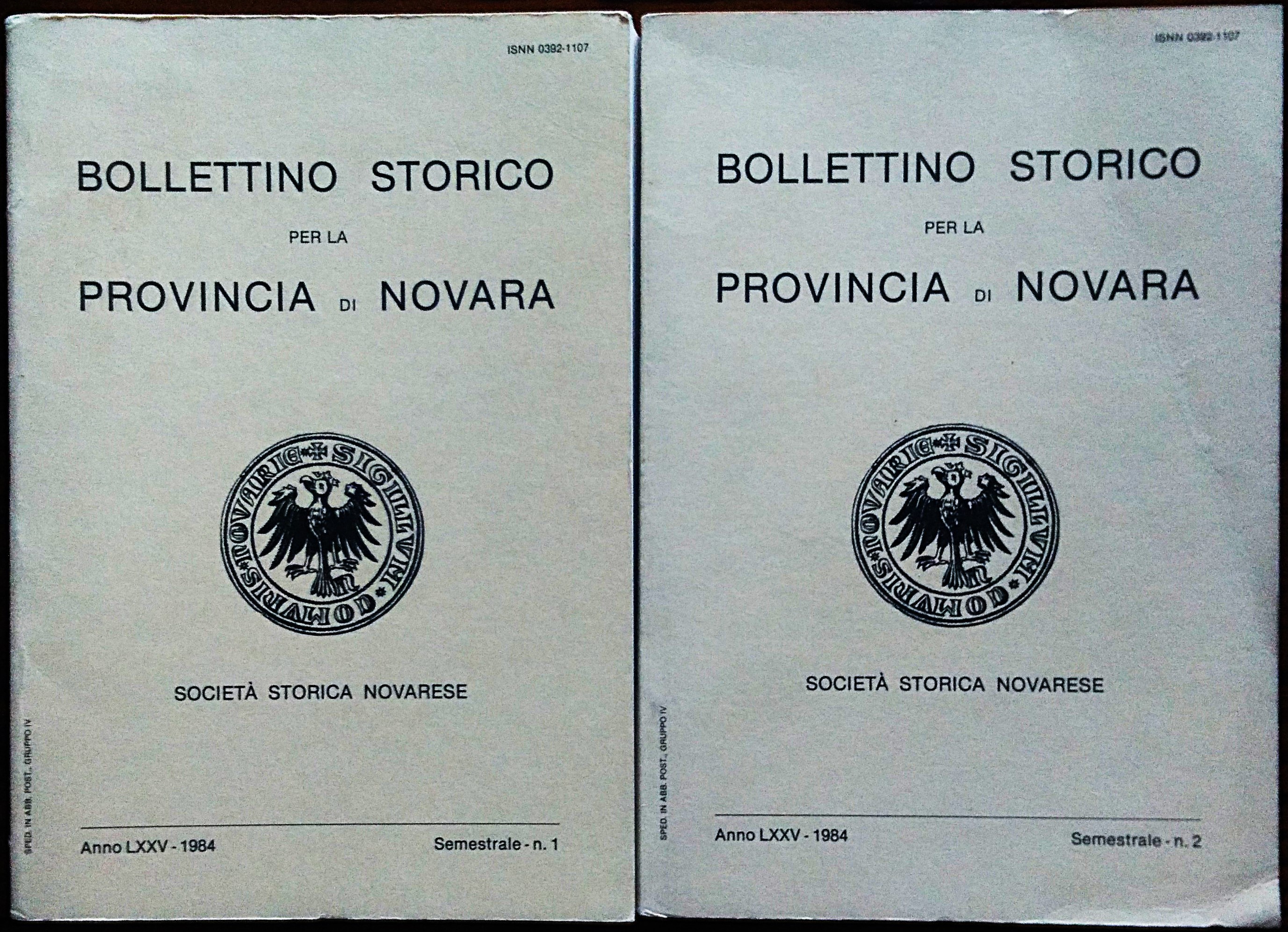 Bollettino storico per la provincia di Novara - Rivista della …
