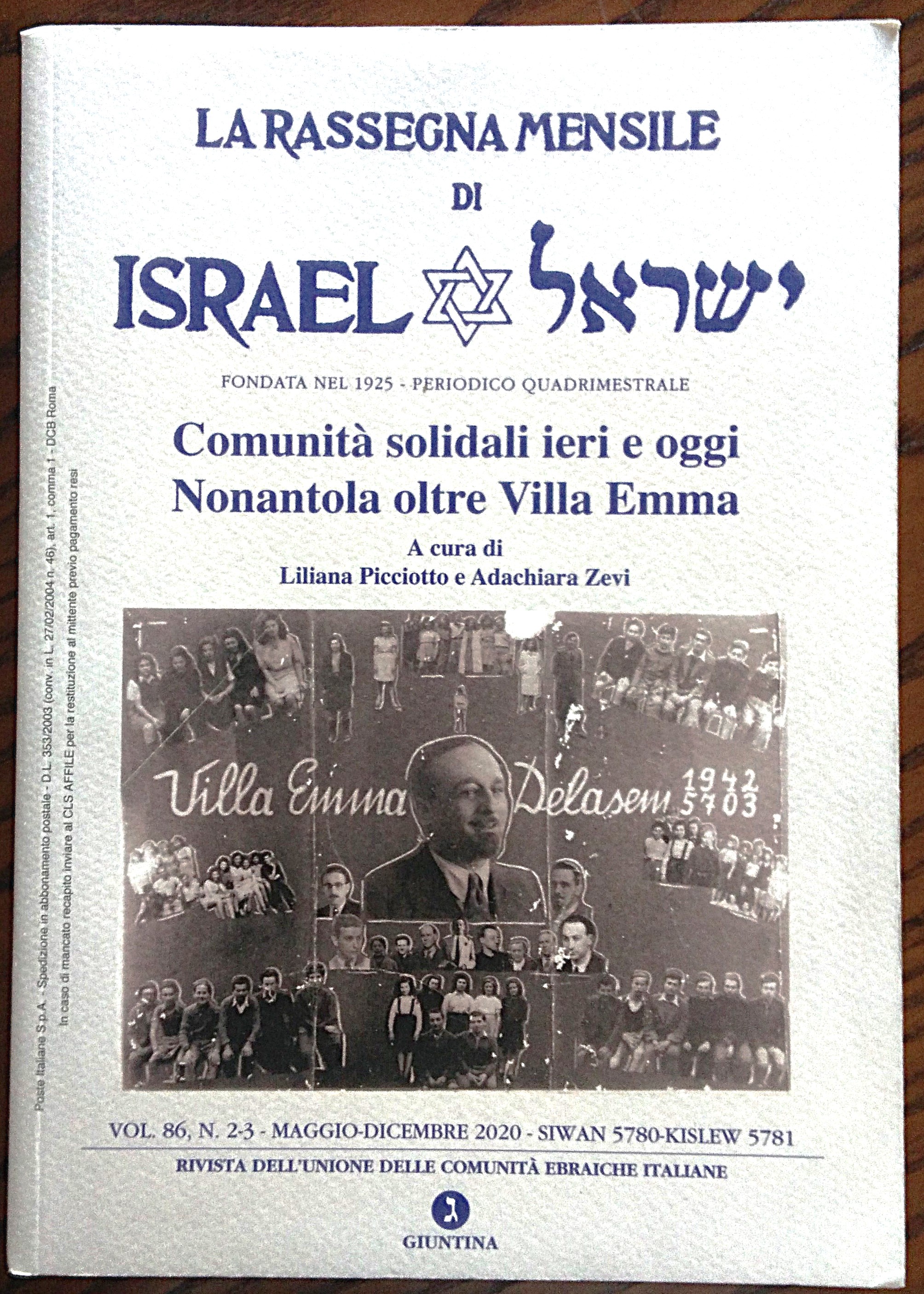 Comunità solidali ieri e oggi. Nonantola oltre Villa Emma. A …