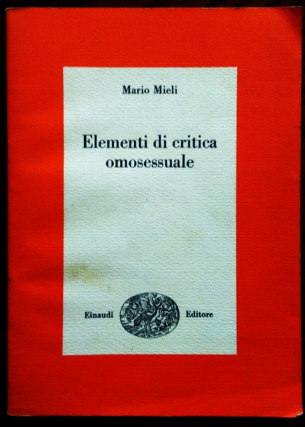 Elementi di critica omosessuale.