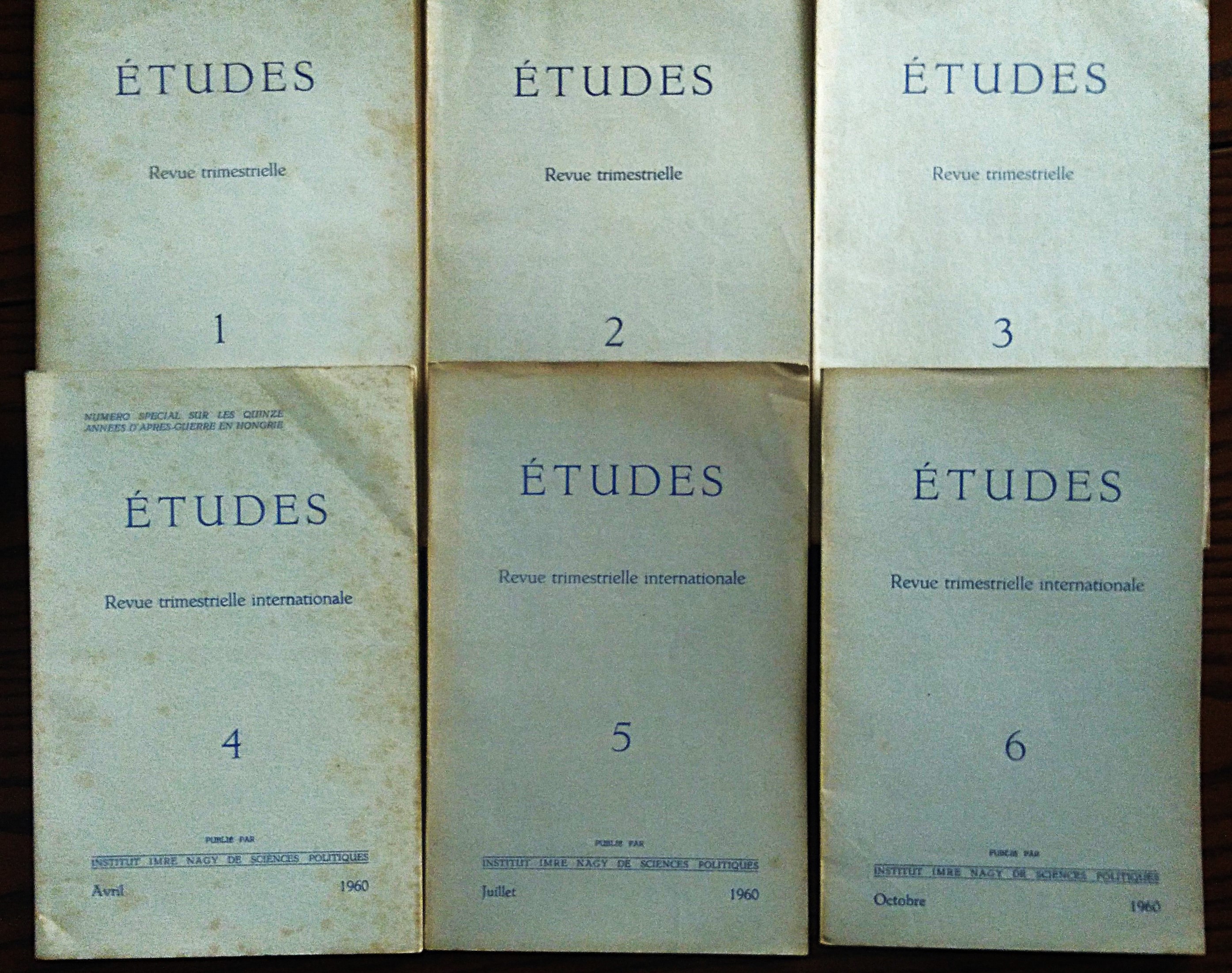 Etudes. Revue Du Socialisme Pluraliste. N. 1, 17 juin 1959 …