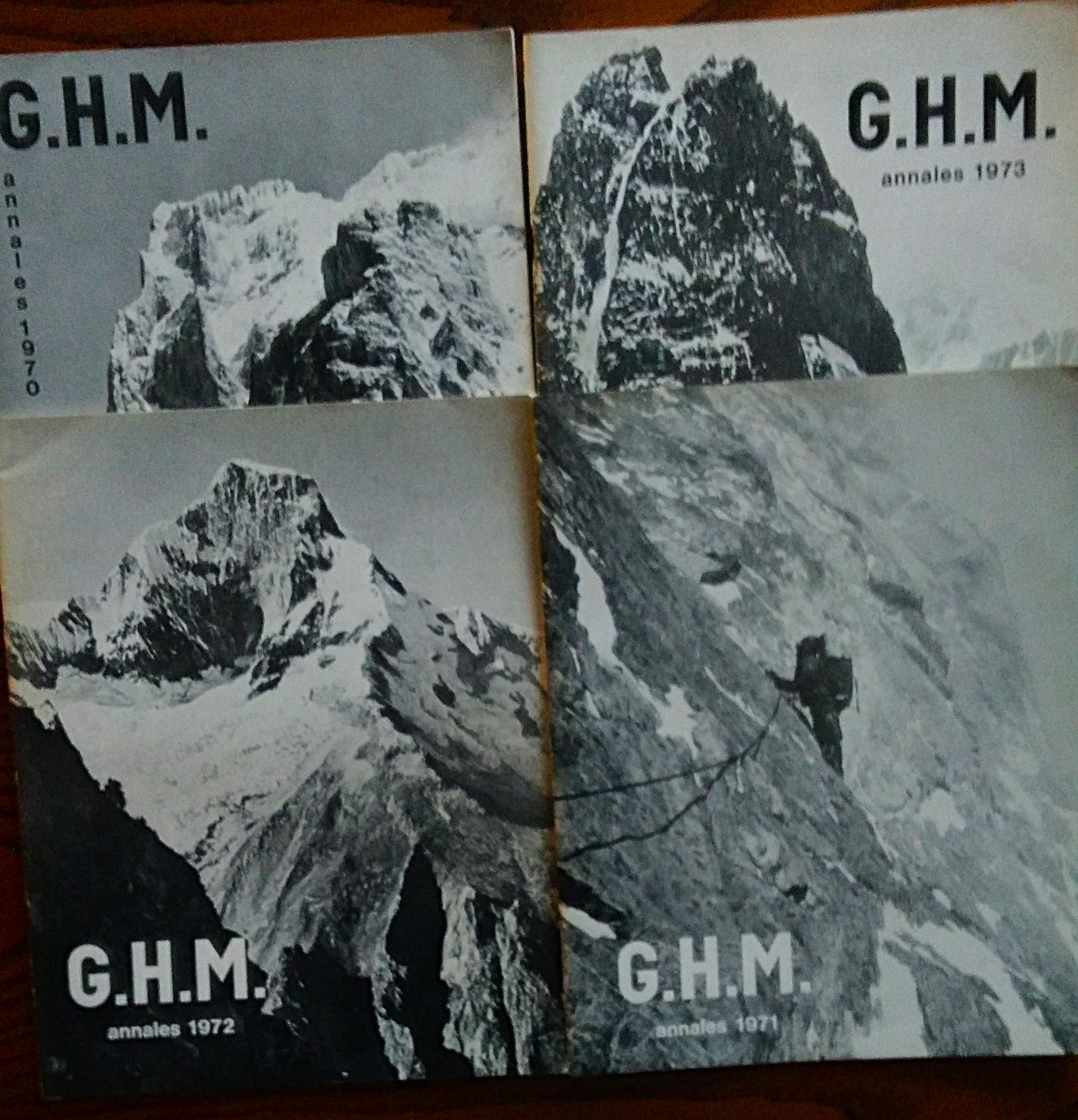 Groupe de Haute Montagne. Annales 1970 - 1971 - 1972 …