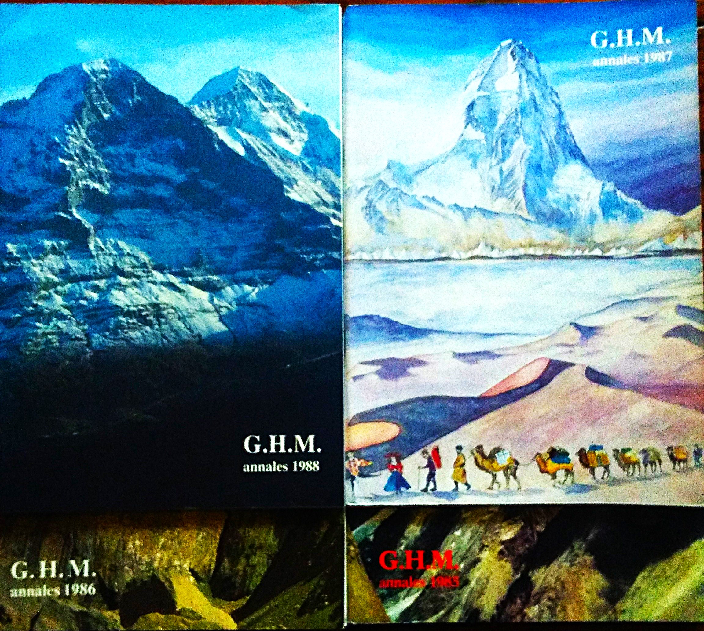 Groupe de Haute Montagne. Annales 1985 - 1986 - 1987 …