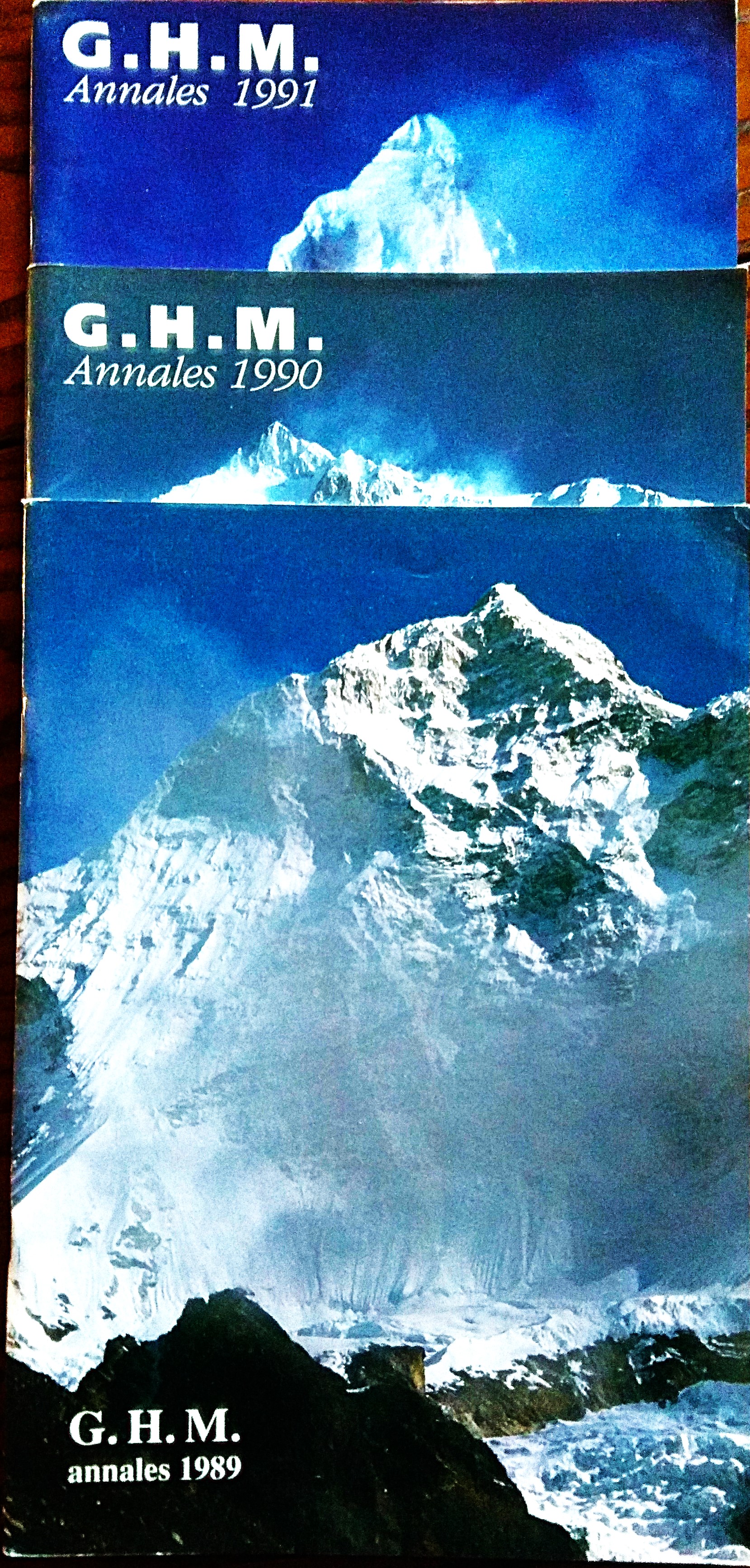 Groupe de Haute Montagne. Annales 1989 - 1990 - 1991.