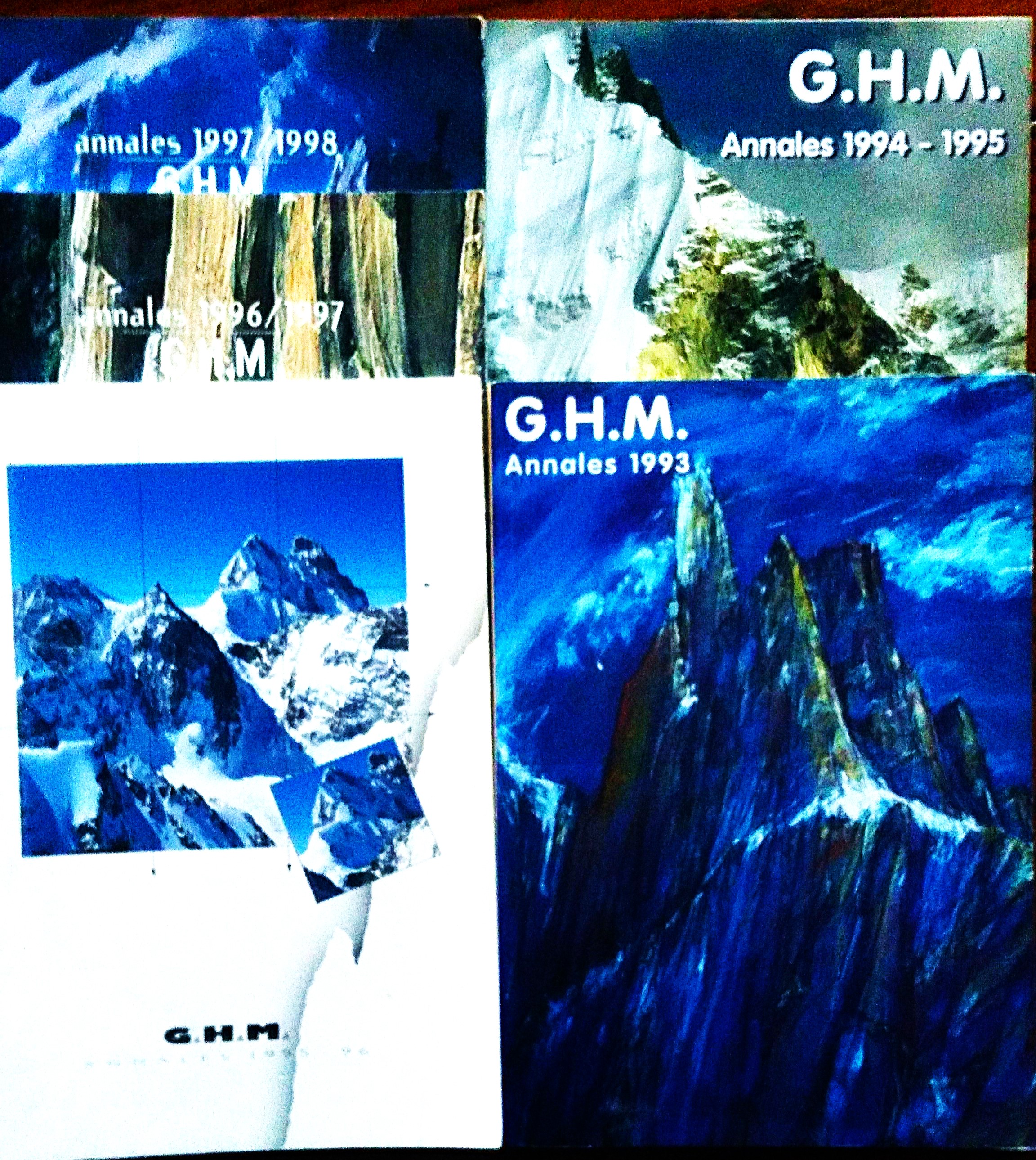 Groupe de Haute Montagne. Annales 1993 - 1994/5 - 1995/6 …