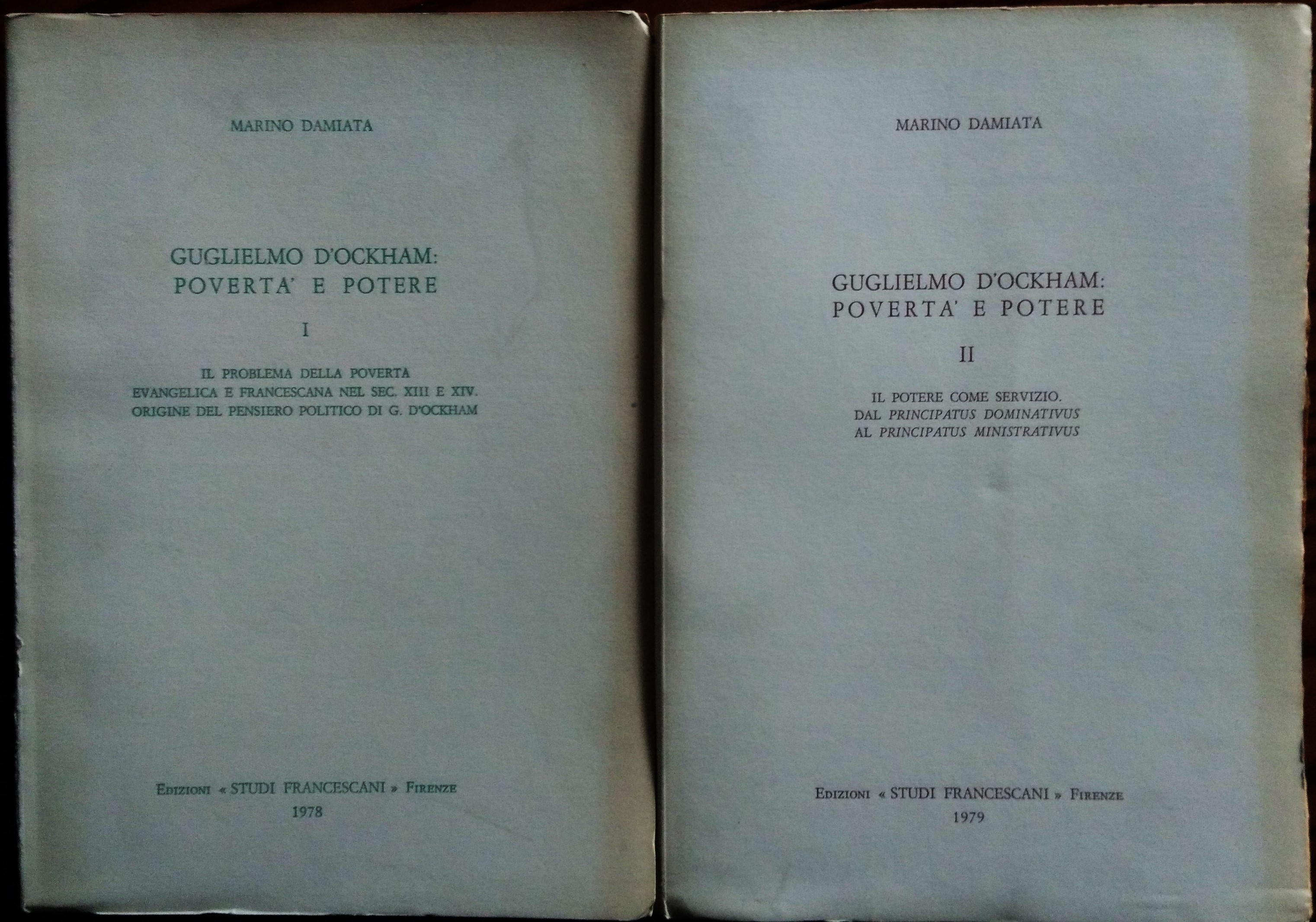 Guglielmo D'Ockham: povertà e potere.