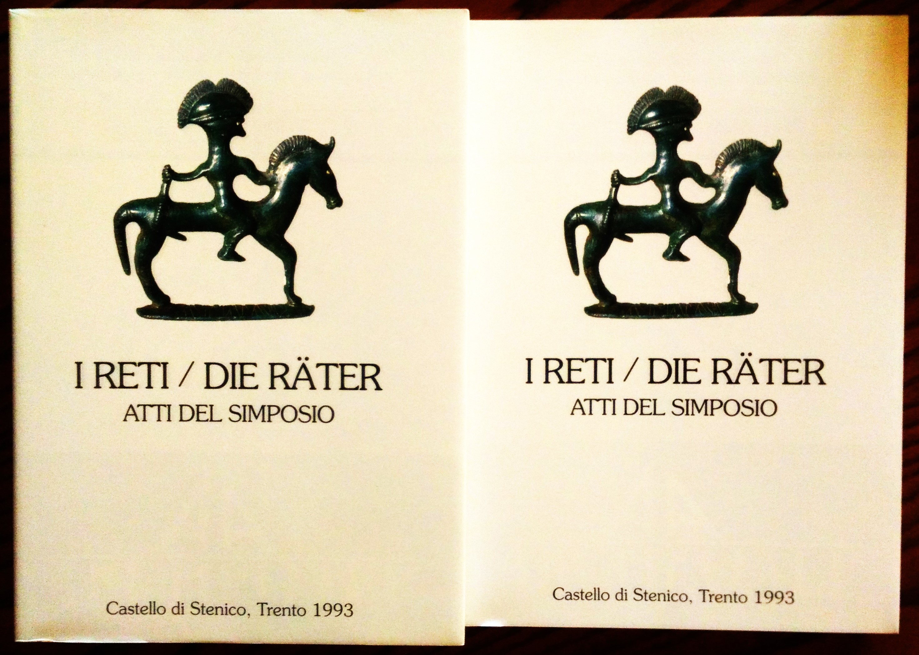 I Reti/ Die Rater. Atti del simposio 23-25 settembre 1993. …