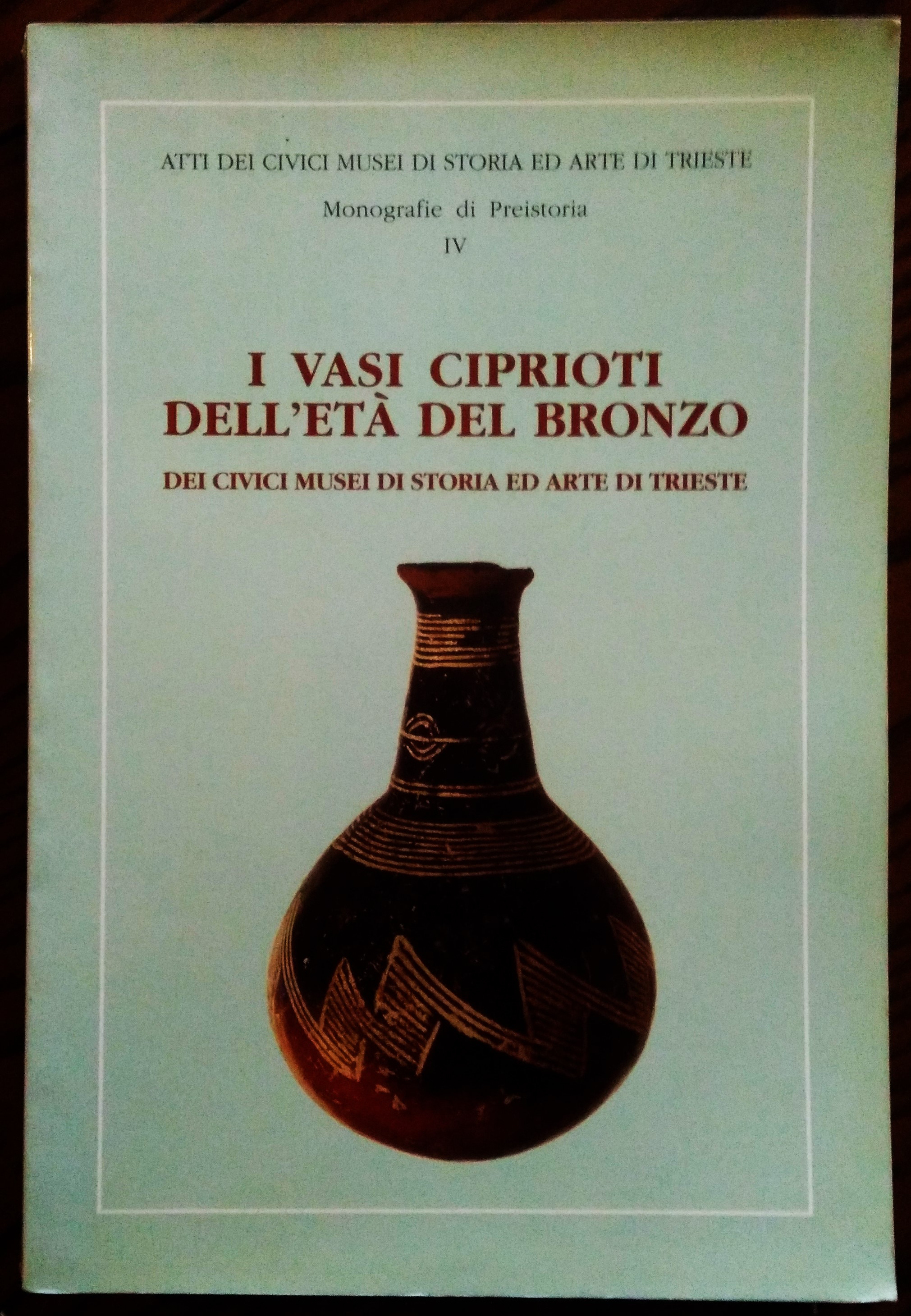 I vasi ciprioti dell'eta del Bronzo dei Civici Musei di …