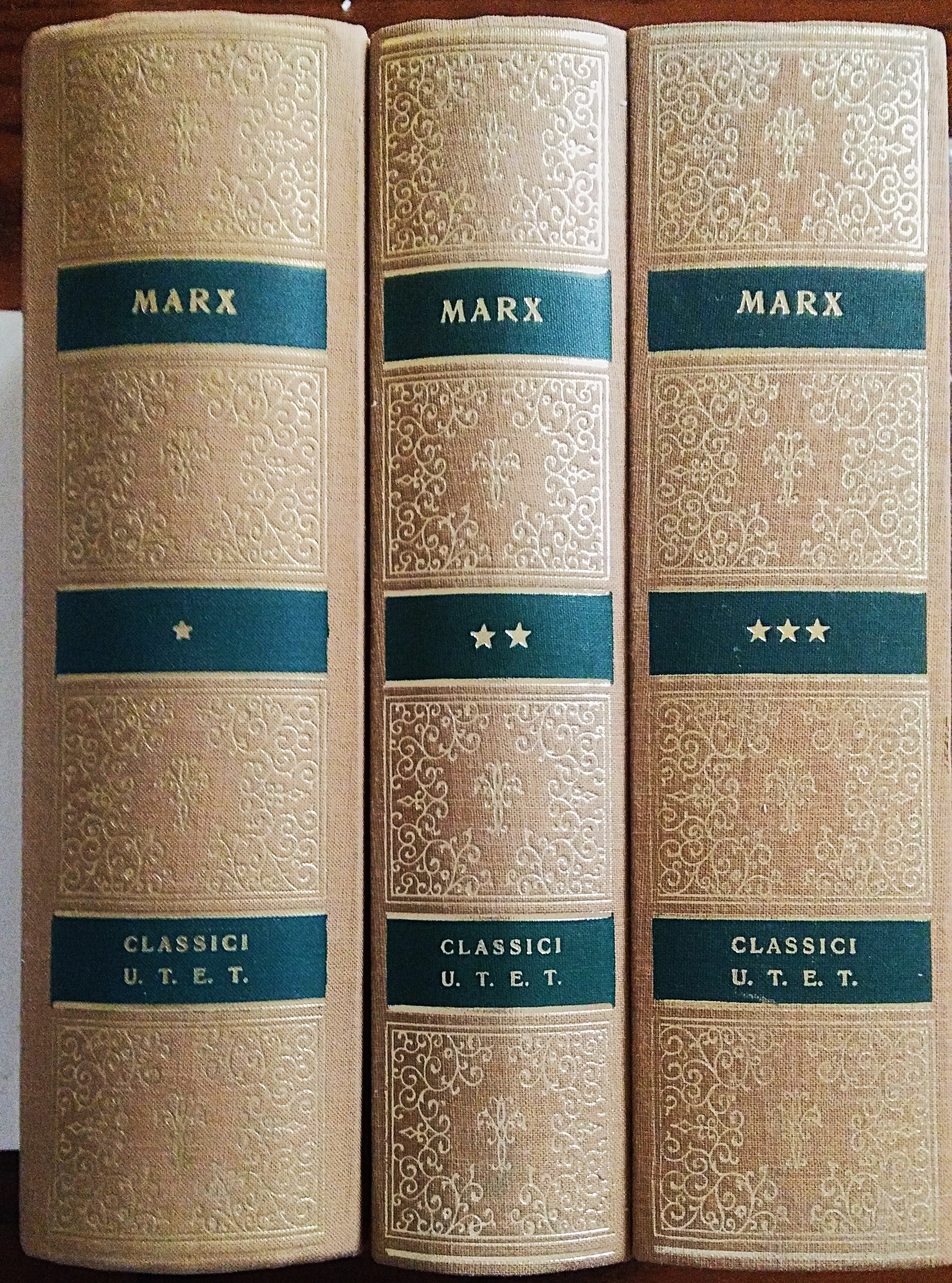 Il Capitale. Libro primo - secondo - terzo. A cura …