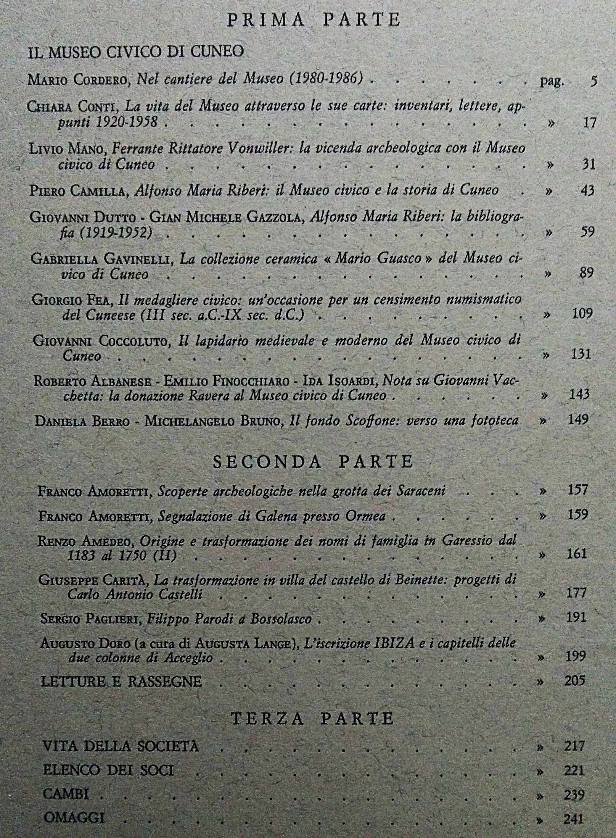 IL MUSEO CIVICO DI CUNEO. IN - Bollettino della Società …