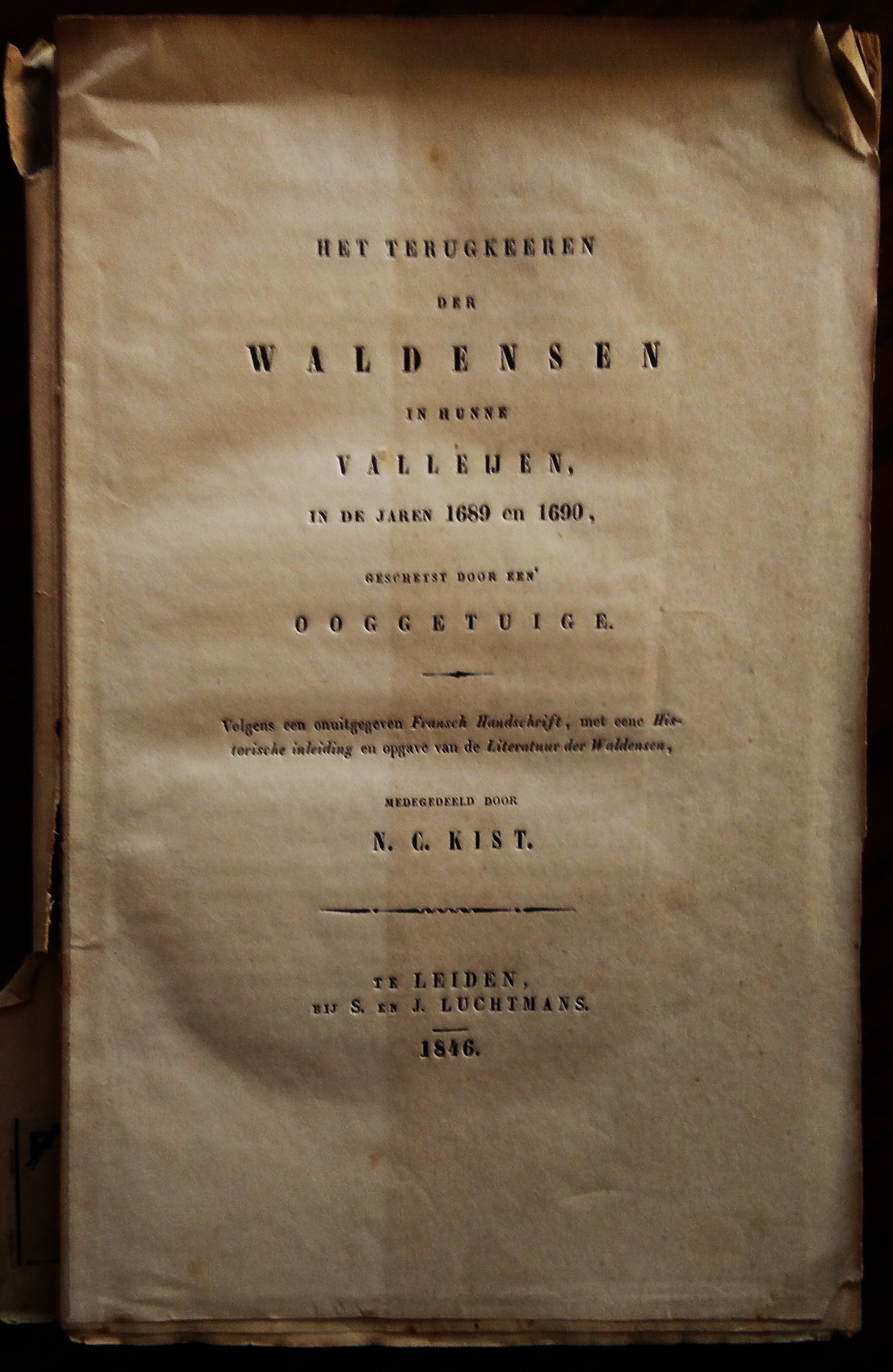 (Il ritorno dei Valdesi nelle loro valli negli anni 1689 …